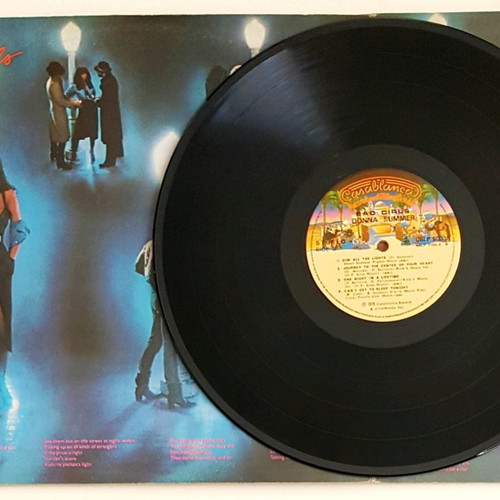 Donna Summer Bad Girls double vinyl record used