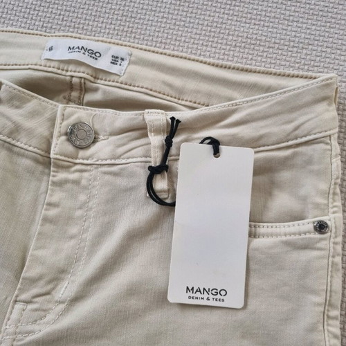 Mango Denim & Tees beige slim jeans like new, size 36