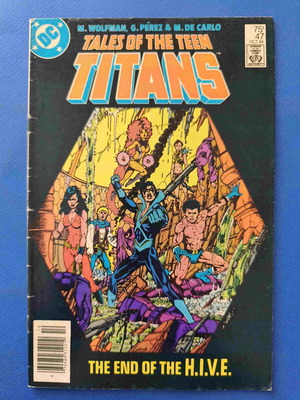 Tales of the Teen Titans 47 comic book used, English