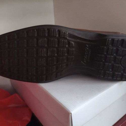 Boxer men's shoes new, genuine leather brown size 46