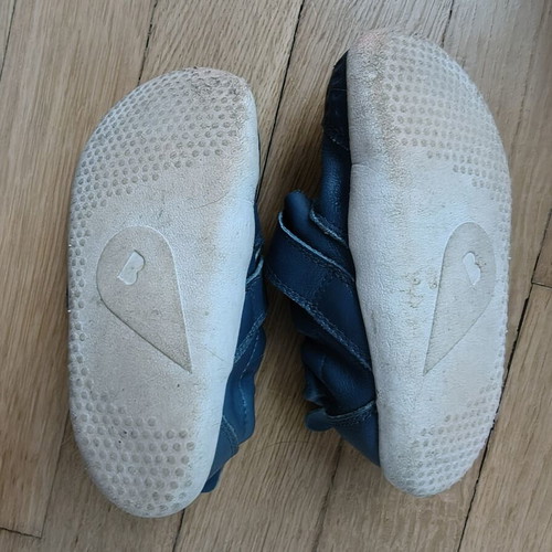 Bobux baby shoes size 21, blue leather