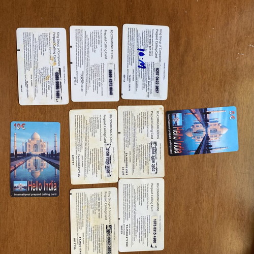 Phone cards set of 8 like new