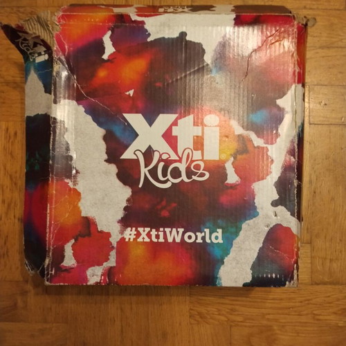 Xti leather black boots for girls size 36