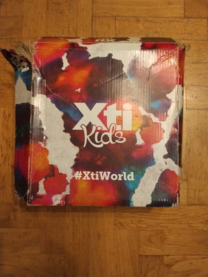 Xti leather black boots for girls size 36