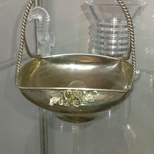 Vintage silver-plated fondant dish like new