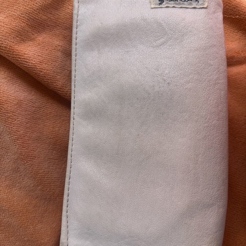Armani Jeans clutch bag used, white with card and money pockets