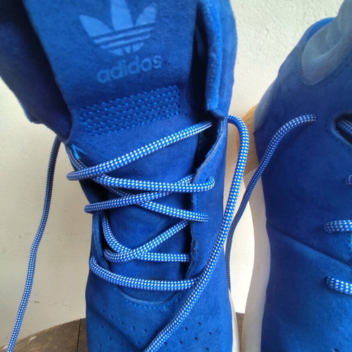 Adidas Tubular Invader men's athletic sneakers size 44 used, blue