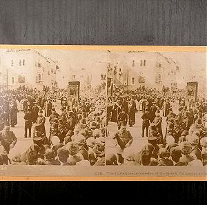 ΑΓΙΟΙ ΤΟΠΟΙ. ΣΤΕΡΕΟΣΚΟΠΙΚΗ ΦΩΤΟΓΡΑΦΙΑ  1900