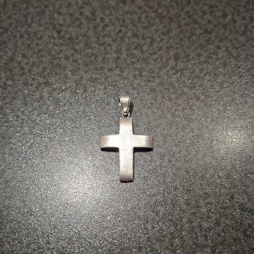 Silver Cross 925 Minimal Pendant with Matte Finish