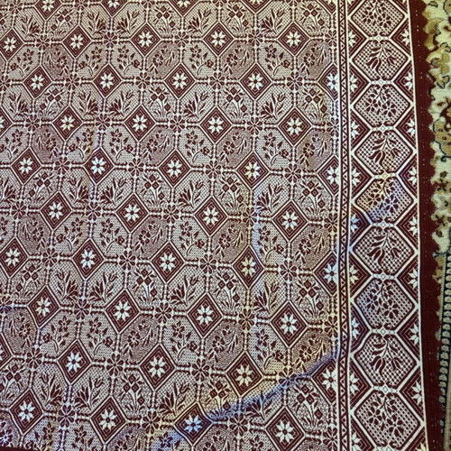 Woven Throw Suitable Also As Tablecloth New, 2.00x1.35 m