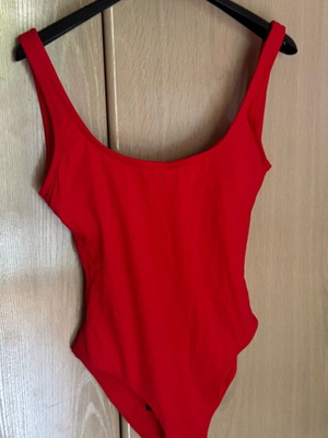 Miss Crool red one-piece swimsuit new, size small