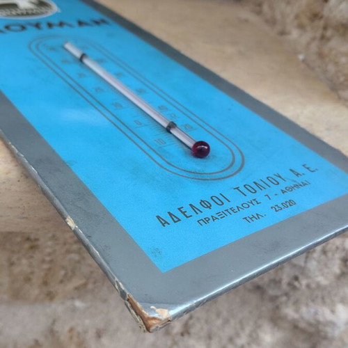 Vintage thermometer used from 1950-1960 with pop color