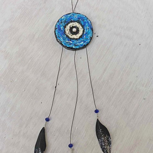 Handmade Hanging Wall Decor Eye Dreamcatcher New