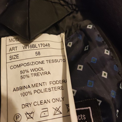 Montgomery men's coat 50% wool 50% trevira like new, leather sleeves