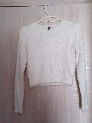 H&M women's sweater white like new, size M