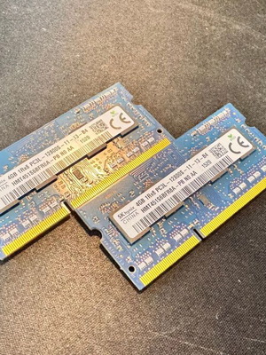 SK Hynix 1Rx8 PC3L 12800S 4GB used RAM memory, 2 available