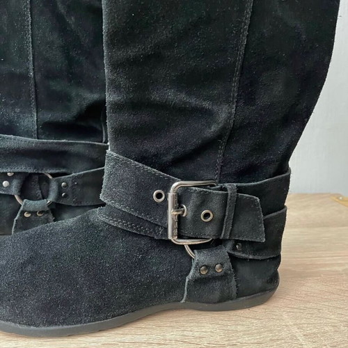 Replay suede leather boots used, size 38, black