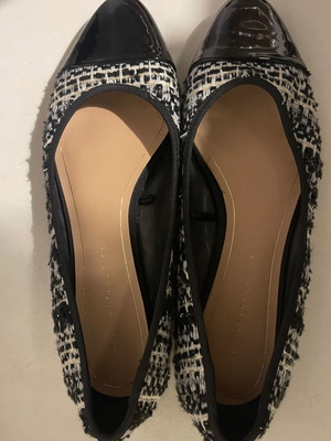 Zara winter ballerinas size 38, almost new