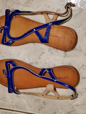 Les Tropeziennes women's sandals genuine leather new