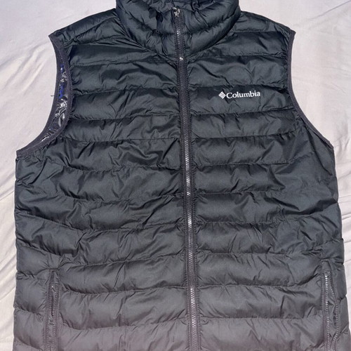 Columbia sleeveless vest, black, size L