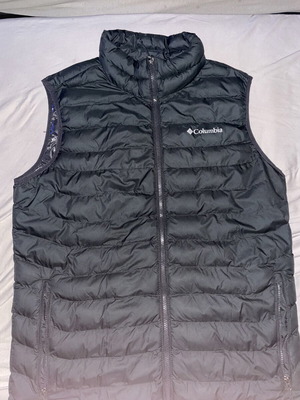 Columbia sleeveless vest, black, size L