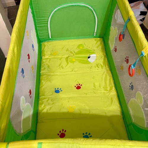 Mother Baby playpen like new with two levels and storage space