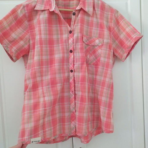 McKinley plaid shirt used, size large, multicolor