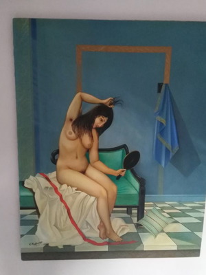 Γυμνό πορτραίτο Μεταξόπουλος 110x80cm, περίπου 2000