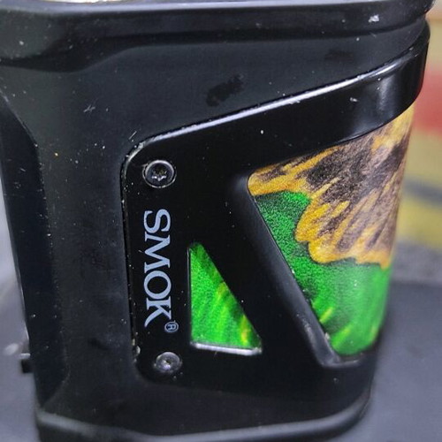 Smok Scar 18650 box mod used, black, IP67 protection