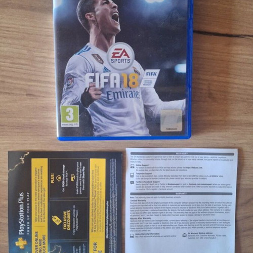FIFA 18 game for PlayStation 4 new