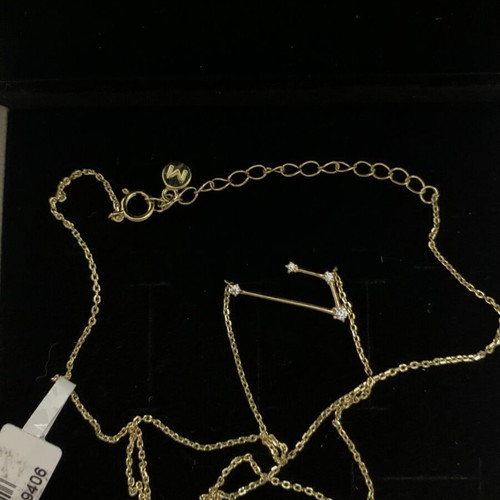 Zodiac Aries Jewelry 9.25 with Fine Chain, Gold Color