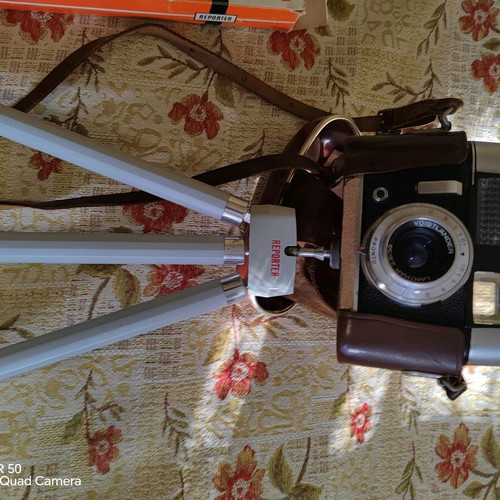 Vintage Vongathia Camera 1968 Model Used, Made in Germany with Tripod