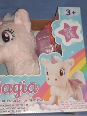 Magia Unicorn with Lights new, pink with 80 cm strap