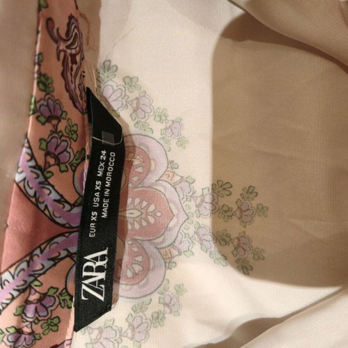 Zara multicolor long-sleeve shirt like new, XS