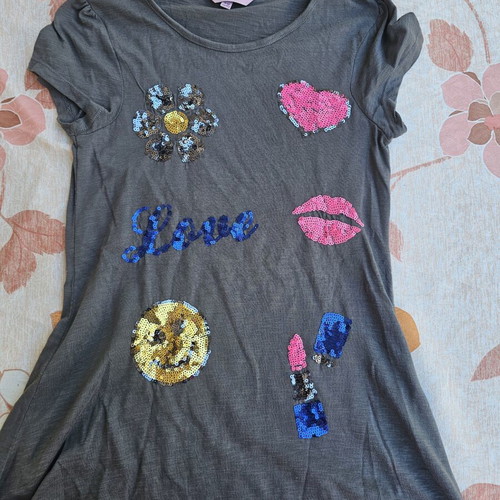 Ovs Fashion children's mako T-shirt used, gray, age 11-12