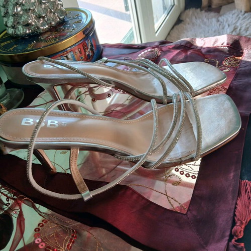 BSB Sandals New, Size 40, Silver