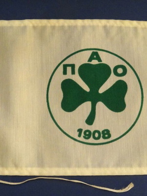 ΠΑΟ vintage σημαιάκι 1908 από τη δεκαετία του 1980