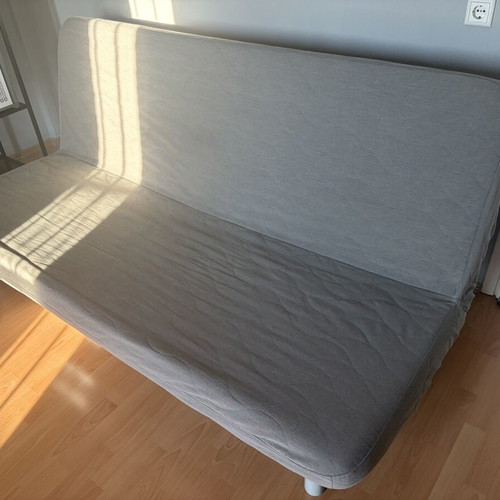 IKEA NYHAMN sofa bed, dark blue-grey cover