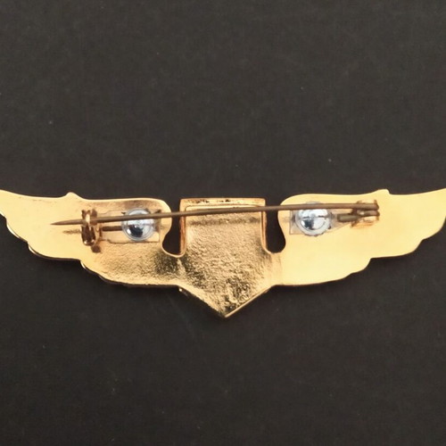 Olympic Airways Crew Uniform Pin like new, 1990s metal enamel