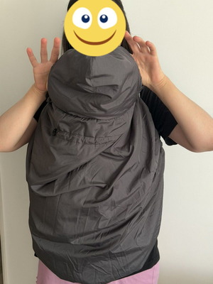 Waterproof cover for baby carrier with Neko Sling padding like new