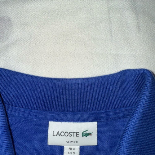 Lacoste Polo Shirt new, blue, size S