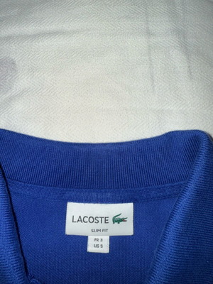 Lacoste Polo Shirt καινούργιο, μπλε, μέγεθος S