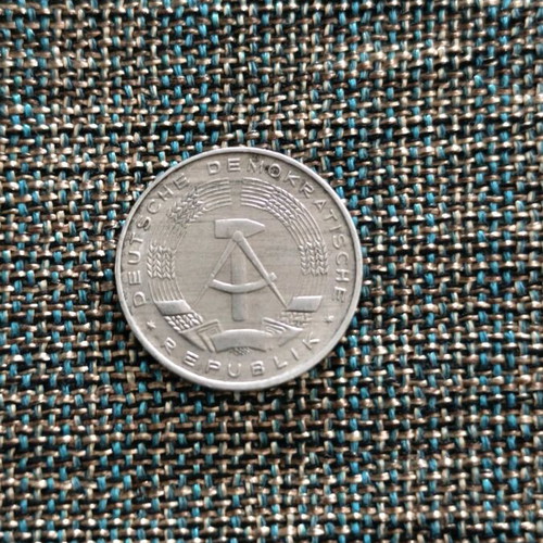 Coin East Germany used, GDR currency