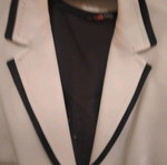 Basler jacket used, white, size M