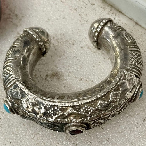 Bracelet used, rare silver