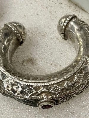Bracelet used, rare silver