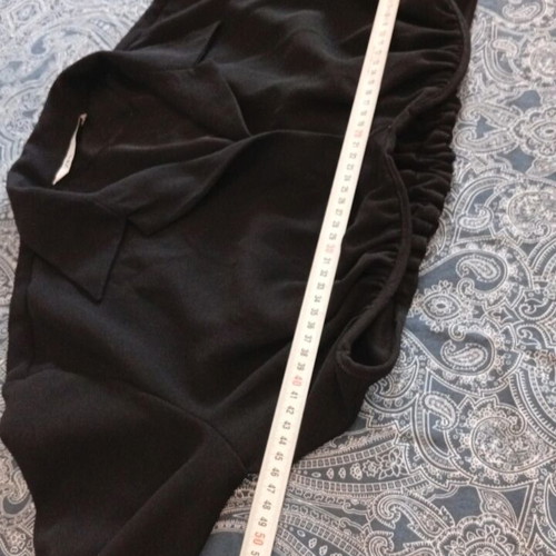 Zara crop μπλούζα XL μεταχειρισμένη, μαύρη σε καλή κατάσταση