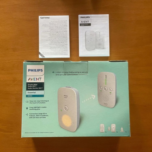 Philips Avent audio baby monitor like new with DECT and night light