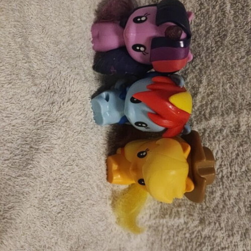 My Little Pony Friendship Is Magic figures from McDonalds like new, set of 3