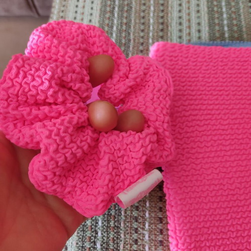 French Bull toiletry bag new, pink and turquoise